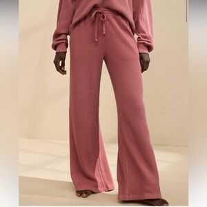 Aerie Wide Leg Waffle Pants